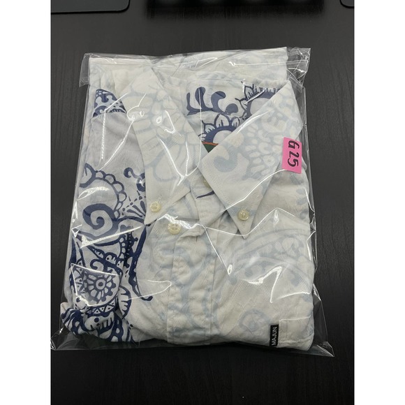 Green Leaf Majul Mens Short Sleeve‎ Shirt Size XL - Picture 9 of 9